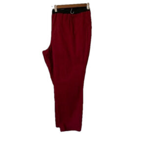 Denim 24/7 Women's Colorful Burgundy‎ Elastic Waist Stretch Jeggings Size 28WP